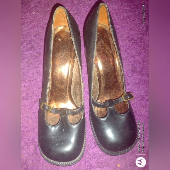 Rampage Sacha Mary Jane Black Smooth Size 7.5 - Picture 1 of 6